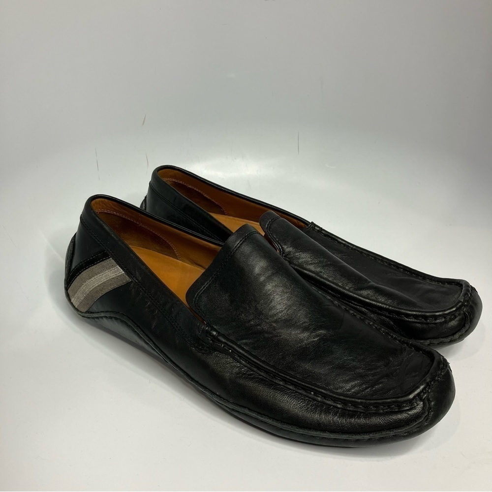 Cole Haan Nike air black leather loafers size‎ 12